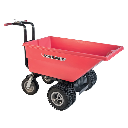 Chariot &agrave; bascule motoris&eacute;, Capacit&eacute; 6 cu.ft., 40" h x 33-1/2" la x 56" p Trail Hammer and Bolt