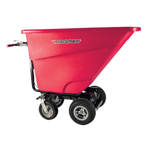 Chariot &agrave; bascule motoris&eacute;, Capacit&eacute; 13.5 cu.ft., 45" h x 27" la x 68" p Trail Hammer and Bolt