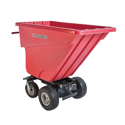 Chariot &agrave; bascule motoris&eacute;, Capacit&eacute; 13.5 cu.ft., 45" h x 27" la x 68" p Trail Hammer and Bolt