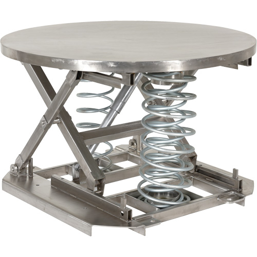 Pallet Lift Table, 43 5/8" L x 43 5/8"W, 4500 lbs. Cap. Trail Hammer and Bolt