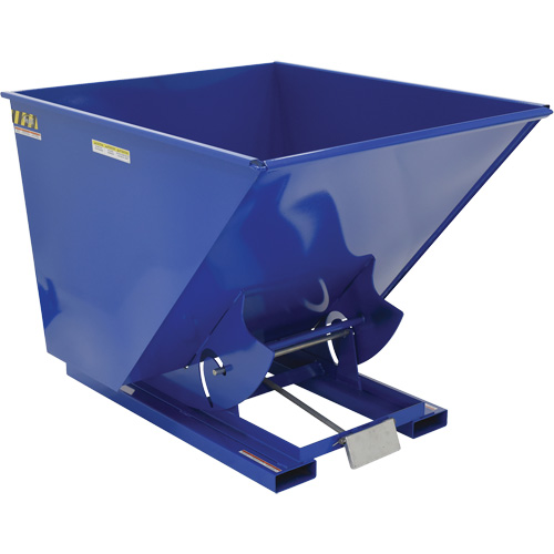 Conteneur autobasculeur, Acier, 2 vg³, Bleu Trail Hammer and Bolt