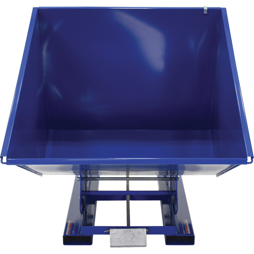 Conteneur autobasculeur, Acier, 2 vg³, Bleu Trail Hammer and Bolt