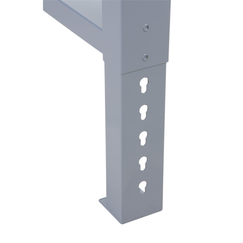 Pattes d'&eacute;tabli pour service industriel, Acier, 24" p x 34" h, Simple Trail Hammer and Bolt