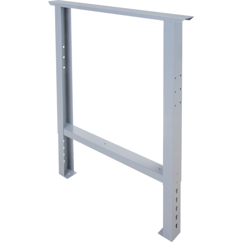 Industrial Duty Leg for Workbench, Steel, 30" D x 34" H, Single Trail Hammer and Bolt