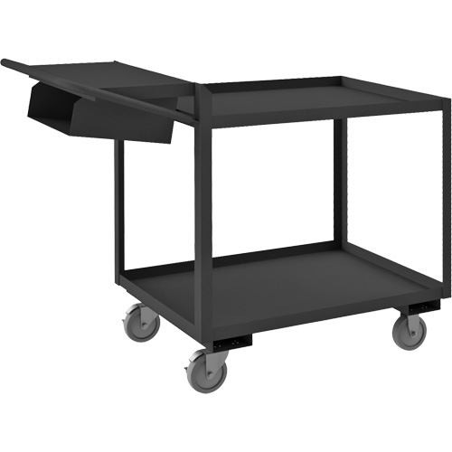 Chariot de pr&eacute;paration de commande, 40-1/4" h x 24-1/4" la x 52-3/8" p, 2 Tablettes, Capacit&eacute; 1200 lb Trail Hammer and Bolt