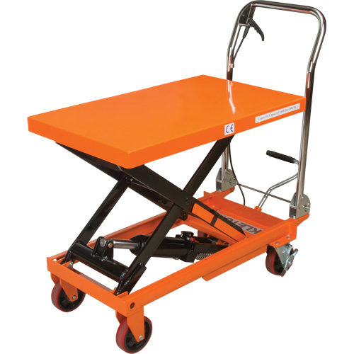 Table &eacute;l&eacute;vatrice &agrave; ciseaux hydraulique, 32" lo x 19-3/4" la, Acier, Capacit&eacute; 660 lb Trail Hammer and Bolt