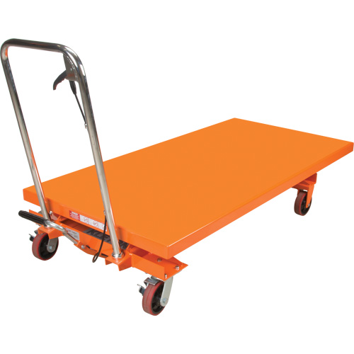 Hydraulic Scissor Lift Table, 63" L x 31-1/2" W, Steel, 1100 lbs. Capacity Trail Hammer and Bolt