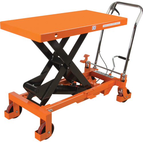 Hydraulic Scissor Lift Table, 40" L x 20 " W, Steel, 2200 lbs. Capacity Trail Hammer and Bolt