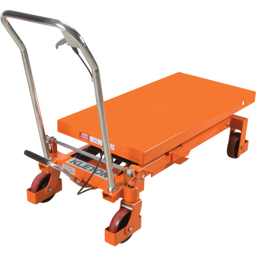 Hydraulic Scissor Lift Table, 40" L x 20 " W, Steel, 2200 lbs. Capacity Trail Hammer and Bolt