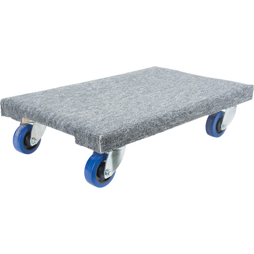 Socles roulants en bois franc pour usage moyen, Roues en Polyol&eacute;fine, Capacit&eacute; de 900 lb, 18" la x 24" p x 7" h Trail Hammer and Bolt