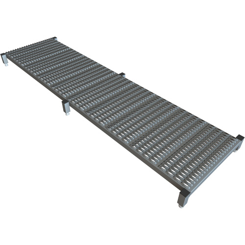 Plateforme de travail en une &eacute;tape &agrave; hauteur r&eacute;glable, 24" la x 97" pr, Capacit&eacute; de 800 lb, Enti&egrave;rement soud&eacute; Trail Hammer and Bolt