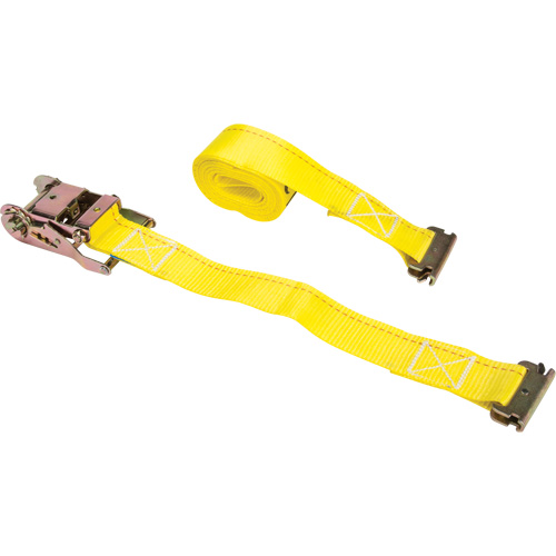 Ratchet Strap, E-Track System, 2" W x 12' L, 1333 lbs. (605 kg) Working Load Limit Trail Hammer and Bolt