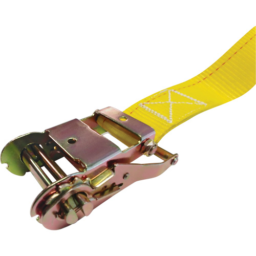 Ratchet Strap, E-Track System, 2" W x 12' L, 1333 lbs. (605 kg) Working Load Limit Trail Hammer and Bolt