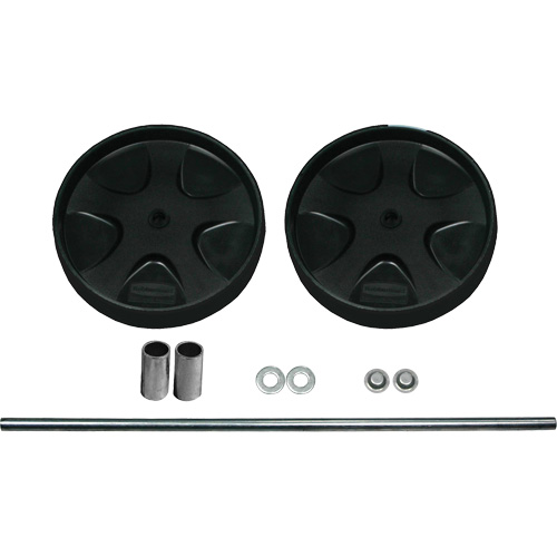 Trousse de roues et axe pour chariot de concierge Trail Hammer and Bolt
