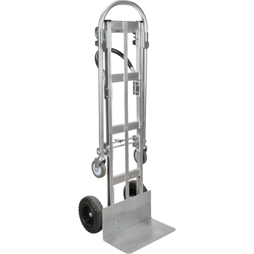 Convertible Hand Truck, Aluminum, 800 lbs. Capacity Trail Hammer and Bolt