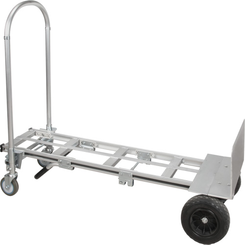Convertible Hand Truck, Aluminum, 800 lbs. Capacity Trail Hammer and Bolt