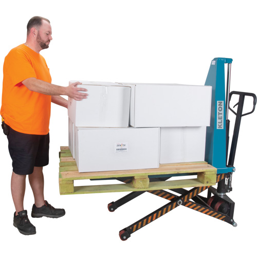 Manual Scissor Skid Lift, 45-1/4" L x 20-1/4" W, Steel, 3300 lbs. Capacity Trail Hammer and Bolt