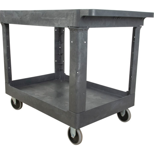 Chariot utilitaire pour l'entretien, 2 tiers, 24-5/8" x 32-1/2" x 40", Capacit&eacute; 550 lb Trail Hammer and Bolt