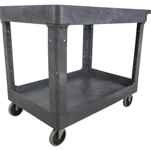 Chariot utilitaire pour l'entretien, 2 tiers, 24-5/8" x 32-1/2" x 40", Capacit&eacute; 550 lb Trail Hammer and Bolt