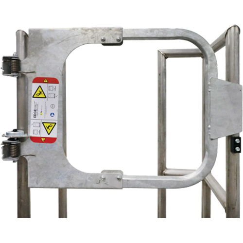 EdgeHalt&reg; Ladder Safety Gate, 20"- 30" W Trail Hammer and Bolt