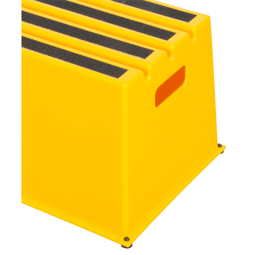Industrial Step Stool, 20-7/8" x 12-3/16" x 12" High Trail Hammer and Bolt