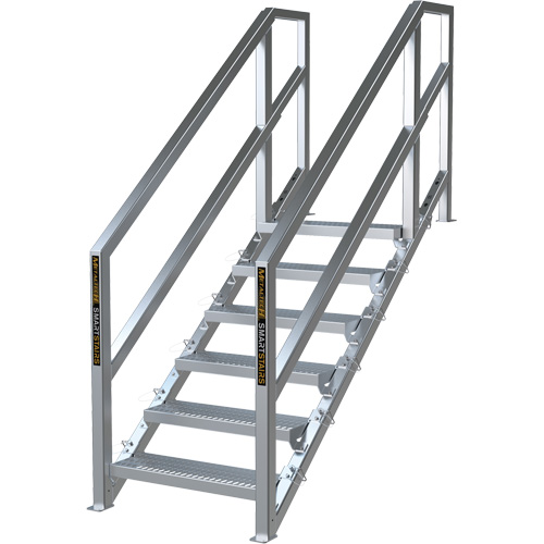 Syst&egrave;me d'escalier modulaire pour la construction de 6-10 marches SmartStairs, 75" ha Trail Hammer and Bolt