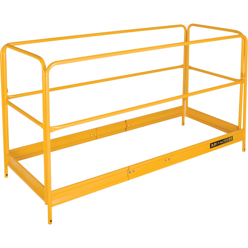 Jobsite Series Guardrail Scaffold Kit, 29-1/4" D x 44-1/2" H Trail Hammer and Bolt