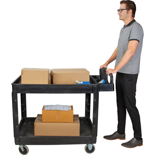 Chariot utilitaire, 2 tiers, 25-5/8" x 33-1/2" x 43-3/4", Capacit&eacute; 550 lb Trail Hammer and Bolt