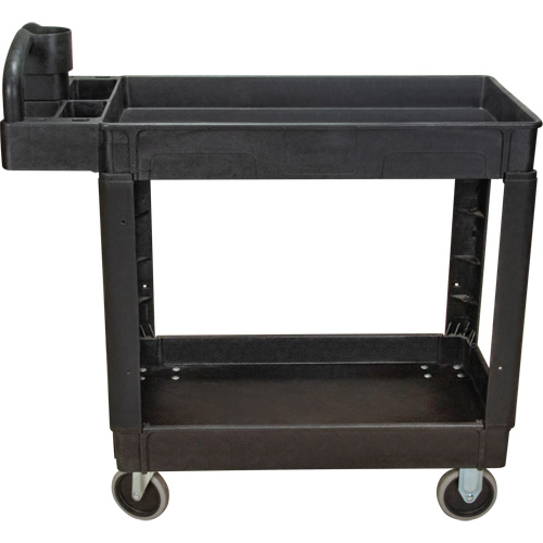 Utility Cart, 2 Tiers, 17-1/8" x 33-1/2" x 37-5/8", 550 lbs. Capacity Trail Hammer and Bolt