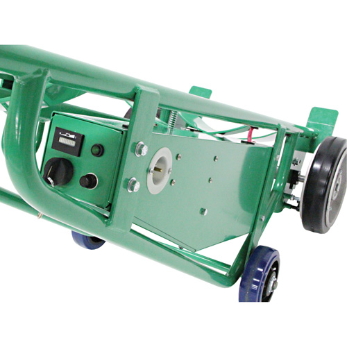 Powered Drum Hand Truck with Pneumatic Wheels Trail Hammer and Bolt