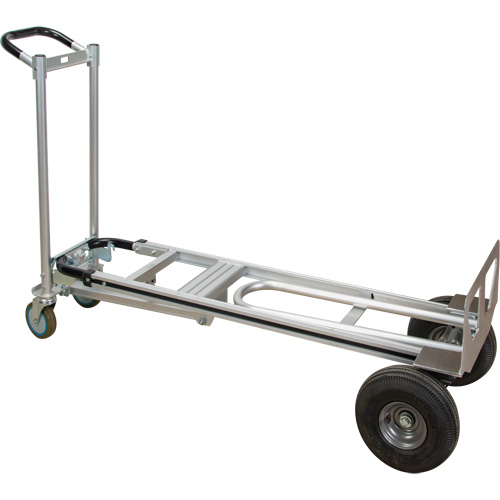 3-in-1 Convertible Hand Truck, Aluminum, 600 lbs. Capacity Trail Hammer and Bolt