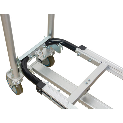 3-in-1 Convertible Hand Truck, Aluminum, 600 lbs. Capacity Trail Hammer and Bolt