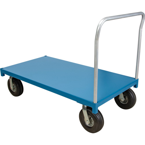  Chariot &agrave; plateforme pour l'ext&eacute;rieur, 60" lo x 30" la x Capacit&eacute; 1200 lb, Roues en Anticrevaison Trail Hammer and Bolt