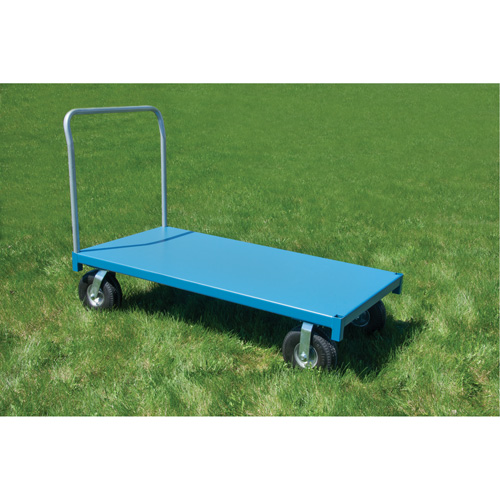  Chariot &agrave; plateforme pour l'ext&eacute;rieur, 60" lo x 30" la x Capacit&eacute; 1200 lb, Roues en Anticrevaison Trail Hammer and Bolt