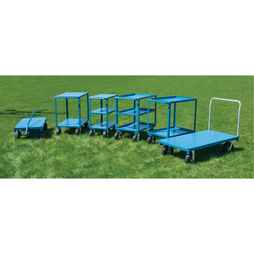 Outdoor Platform Wagon Truck, 24" W x 48" L, 1000 lbs. Capacity Trail Hammer and Bolt