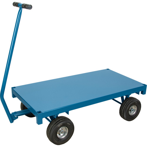 Outdoor Platform Wagon Truck, 24" W x 48" L, 1000 lbs. Capacity Trail Hammer and Bolt