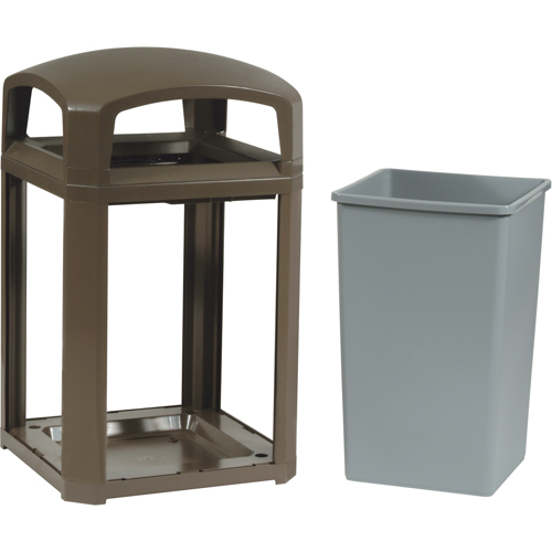 Cadre pour contenant Landmark Series Classique a/enveloppe rigide, Acier galvanis&eacute;, 35 gal. US Trail Hammer and Bolt