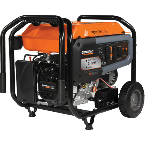 Portable Generator with COsense&reg; Technology, 8125 W Surge, 6500 W Rated, 120 V/240 V, 7.9 gal. Tank Trail Hammer and Bolt