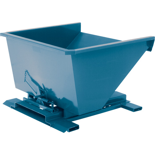 Conteneur autobasculeur, Acier, 3/4 vg³, Bleu Trail Hammer and Bolt