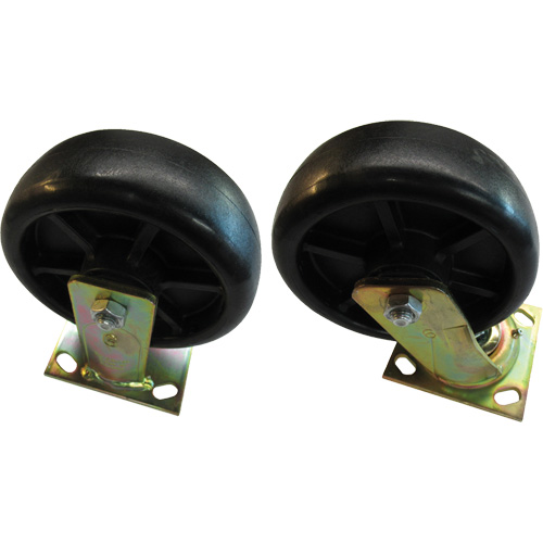 Conteneurs autobasculeurs en acier - ensemble de roulettes pour conteneurs Trail Hammer and Bolt