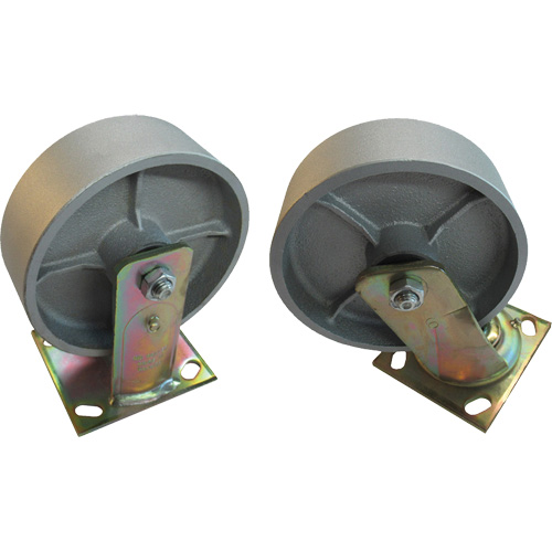 Conteneurs autobasculeurs en acier - ensemble de roulettes pour conteneurs Trail Hammer and Bolt