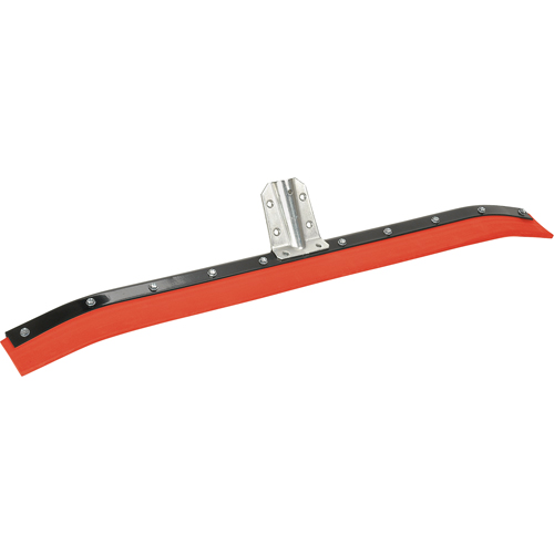 Floor Squeegees - Red Blade, 30", Curved Blade Trail Hammer and Bolt