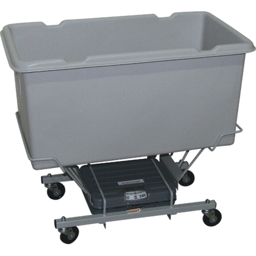 Scale Carts, Polyethylene, 33" L x 19" W x 29" H, 5 cu. Ft. Volume, 250 lbs. Capacity Trail Hammer and Bolt