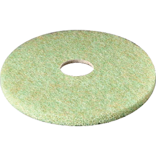 5000 Topline Pre-Burnish Pad, 17", Burnishing/Cleaning/Scrubbing, Brown/Green Trail Hammer and Bolt