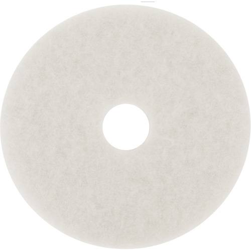 Tampon de polissage pour planchers, 18", Polissage, Blanc Trail Hammer and Bolt