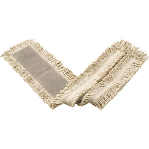 Looped & Cut-End Dust Mops, Slip On Style, Yarn, 24" L x 5" W Trail Hammer and Bolt