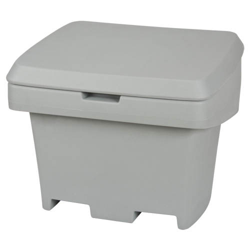 Contenant de rangement robuste pour l'ext&eacute;rieure pour sel et sable, 30" x 24" x 24", 5,5 pi³, Gris Trail Hammer and Bolt