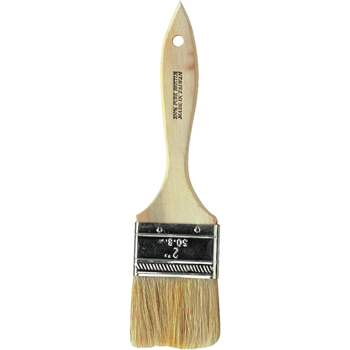 Chip Paint Brush, White China, Wood Handle, 1/2" Width Trail Hammer and Bolt