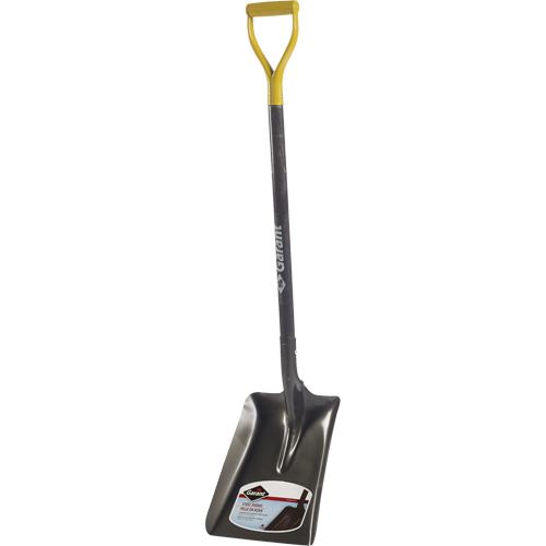 Alpine All-Purpose Square Point Shovel, Ashwood, Steel Blade, D-Grip Handle, 34-3/4" Long Trail Hammer and Bolt