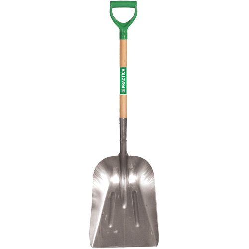 Pelle creuse, Bois, Lame Aluminium, Manche Prise en D, 29" Longueur Trail Hammer and Bolt